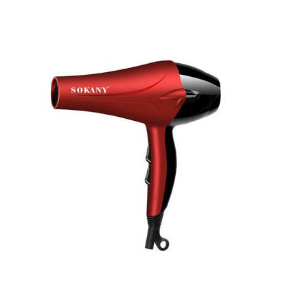 مجفف شعر سوكاني 2400 وات احمر SK-2211 Sokany Hair Dryer 2400 Watt Red SK-2211