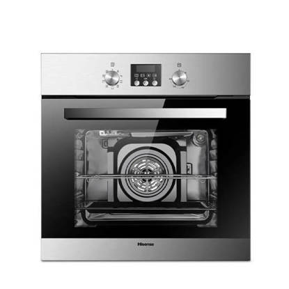 فرن كهرباء بلت ان هايسنس 60 سم 61 لتر ديجيتال استانليس استيل HBO60103 Hisense Built-In Electric Oven 60 cm 61 Liter Digital Stainless Steel HBO60103