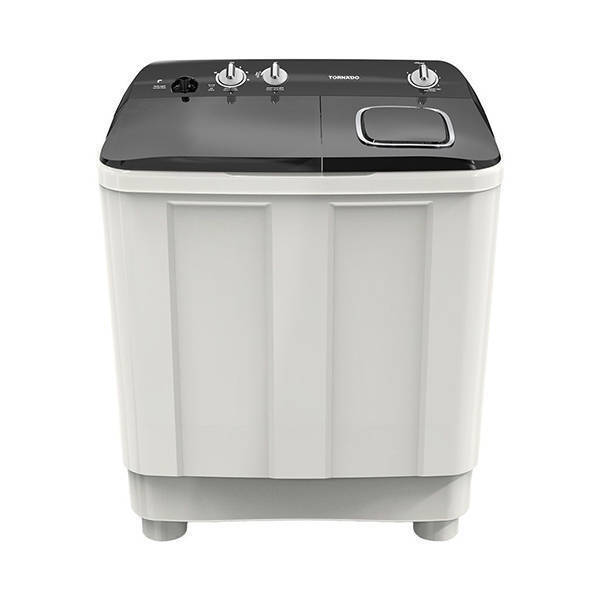 TORNADO Washing Machine Half Auto 10 Kg Pump White x Black TMH-HS10CP(WK)