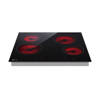 LG Built-in Electric Hob 4 Burners 60 Cm Black Glass CBEZ2414B