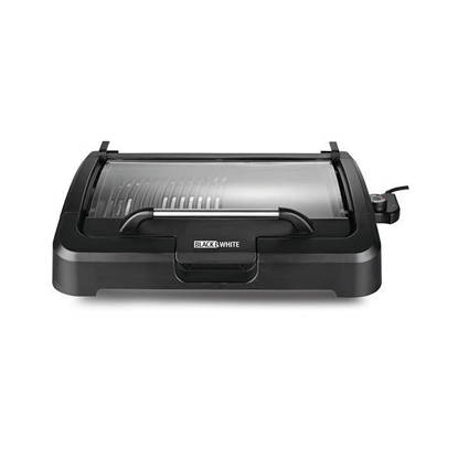 شواية كهربائية بلاك اند وايت 2300 وات اسود GR-85 Black and White Electric Grill 2300 Watt Black GR-85
