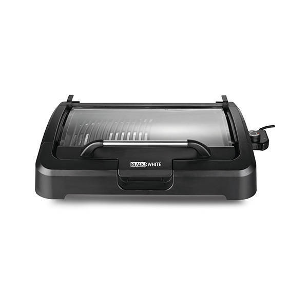 Black and White Electric Grill 2300 Watt Black GR-85