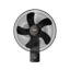 Mienta Wall Fan 18 Inch 5 Blades With Remote Black WF50438A