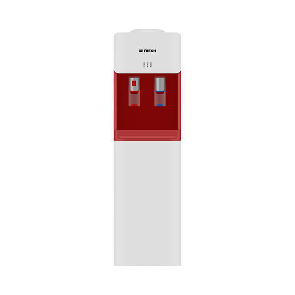 Fresh Water Dispenser 2 Faucets Cold and Hot White*Red FW-17VFWR