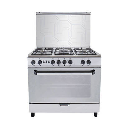 بوتجاز فريش جامبو 5 شعله مقاس 60*90 سم وجه استانليس 500020221 Fresh Gas Cooker Jumbo 5 Burners 90*60 Cm Face Stainless 500020221