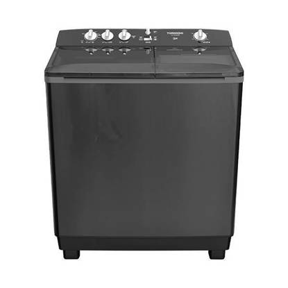 غسالة ملابس تورنيدو نصف أوتوماتيك 7 كجم أسود TVH-HM07T(BK) TORNADO Washing Machine Half Auto 7 Kg Black TVH-HM07T(BK)