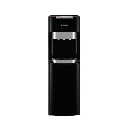مبرد مياه فريش 3 حنفية ساخن/بارد/عادي قارورة من الاسفل أسود FW-16VBB Fresh Water Dispenser 3 Taps Hot/Cold/Normal Black FW-16VBB