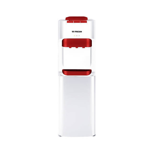 Fresh Water Dispenser 3 Tabs Hot/Cold/Normal With Portfolio White and Red FW-16VCWR