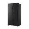 Haier Refrigerator Side by Side No Frost Inverter Digital Display 521 Liters Black HRF-570SDBM	