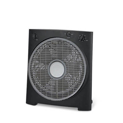 مروحة لوكسري بوكس 5 ريش لون اسود 38EV001 Luxery Box fan 12 Inch Black 38EV001