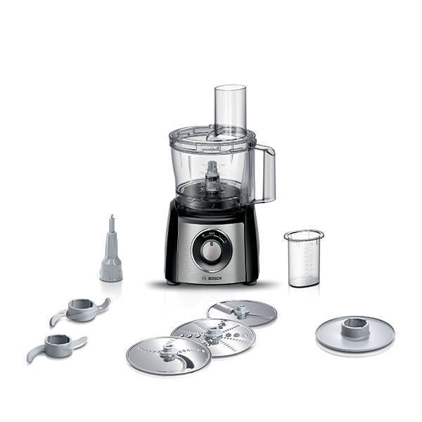 Bosch Food Processor 800 Watt 2 Liter Multifunctional Black MCM3421M