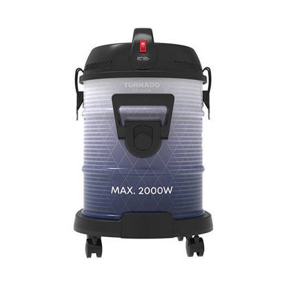 مكنسة برميلية تورنيدو 2000 وات كحلي TVC-2000B TORNADO Pail Can Vacuum Cleaner 2000 Watt Navy TVC-2000B