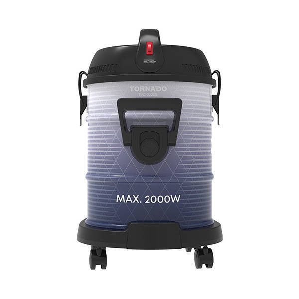 TORNADO Pail Can Vacuum Cleaner 2000 Watt Navy TVC-2000B
