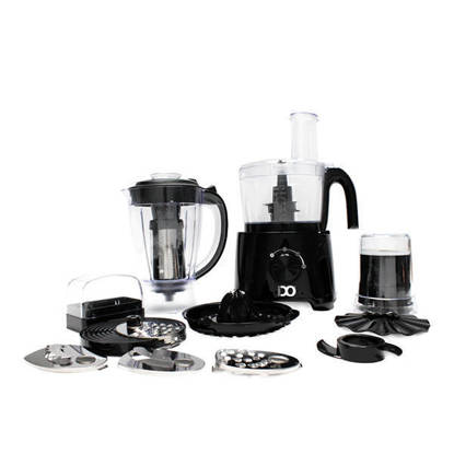 محضر طعام اي دو 1000 وات لون اسود FP1000-BK IDO Food Processor 1000 Watt Black FP1000-BK