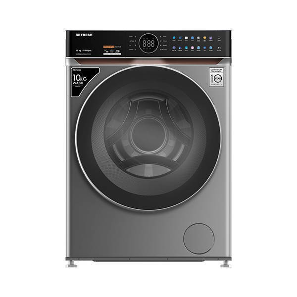 Fresh Washing Machine 10 Kg Inverter Direct Drive Dark Silver W10DD1458G2-DS