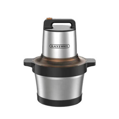 كبة بلاك اند وايت 6.5 لتر 1500 وات ستانلس ستيل CH-860S Black and White Chopper 6.5 Liters 1500 Watt Stainless Steel CH-860S