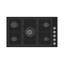 TEVA Built-in Gas Hob 5 Burners 90 cm Black Glass BL225