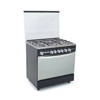 White Point Gas Cooker 5 burners 90*60 Cm Full Safety Black WPGC9060BXTFSA