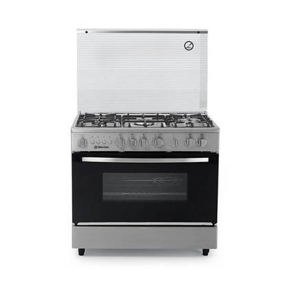 بوتاجاز وايت بوينت 5 شعلة 90*60 سم استانليس WPGC9060XCHSA White Point Gas Cooker 5 burners 90*60 Cm Stainless WPGC9060XCHSA