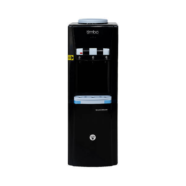 Timbo Water Dispenser 3 Taps Hot And Cold With Cabinet Black - TWD9002 B	