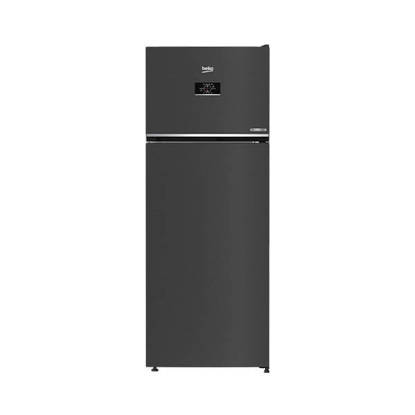 ثلاجة بيكو 406 لتر نوفروست انفرتر ديجيتال ستانلس غامق RDNG551M20TXBR Beko Refrigerator 406 Litres No Frost Inverter Digital Dark Stainless RDNG551M20TXBR