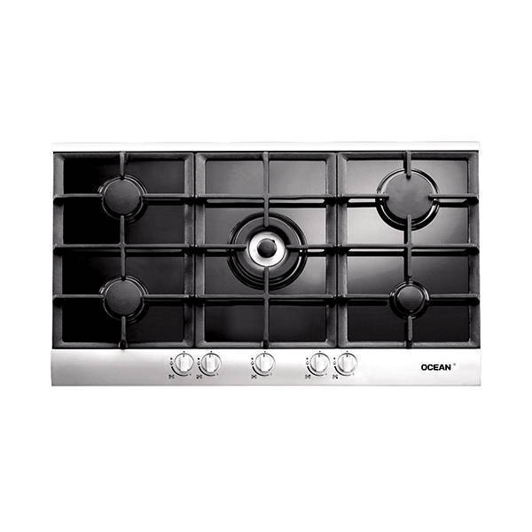 Ocean built-in gas hob 5 burner 90 cm Black glass PWN 95 IBG PRO CE