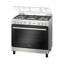 Bosch Gas Cooker 90*60 cm 5 Burners Stainless Steel HGV1F8Y50S