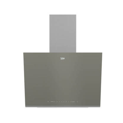 شفاط بيكو بلت ان هرمي 60 سم فضي زجاجي BHCA66741BGHSE Beko Built In Cooker Hood 60 cm Silver Glass BHCA66741BGHSE