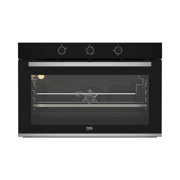 Beko Built-In Gas Oven With Fan 90 cm Black BBWHT12106BS