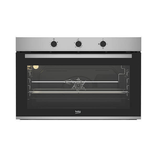 Beko Built-In Gas Oven With Fan 90 cm - Stainless Steel - BBWHT12106XS
