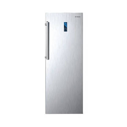 ديب فريزر راسي فريش 6 درج 200 لتر ديجيتال ستانلس FNU-MT271T Fresh Vertical Deep Freezer 6 Drawers 200 Liters Digital Stainless FNU-MT271T