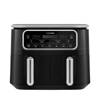 TORNADO Air Fryer Dual Cook 2500 Watt 8 Liter Digital Black x Silver THF-2508DU-BS