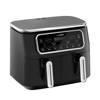 TORNADO Air Fryer Dual Cook 2500 Watt 8 Liter Digital Black x Silver THF-2508DU-BS