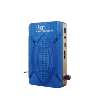 رسيفر ديجيتال كينج توب ازرق KT2000 King Top Digital Satellite Receiver Blue KT2000