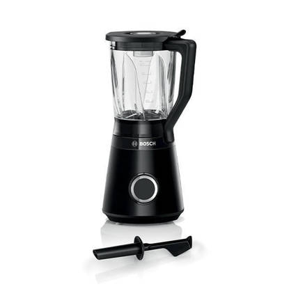 خلاط كهربائي بوش 1200 وات 1.5 لتر وعاء زجاج اسود MMB6172B Bosch Electric Blender 1200 Watt 1.5 Liter Glass Jar Black MMB6172B