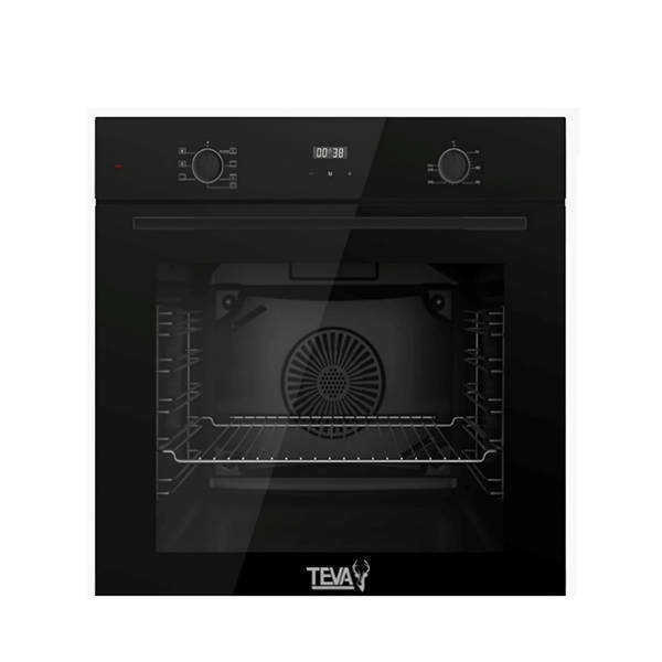 TEVA Built-in Electric Oven 60 CM 82 Liter Digital Black QBPRM 633 CS
