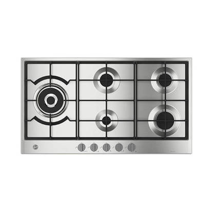 بوتاجاز هوفر مسطح بلت إن 90 × 60 - 5 شعلة غاز استانلس HVG9WL4K3X EGY HOOVER Built-In Hob 90 x 60 - 5 Gas Burners Stainless HVG9WL4K3X EGY