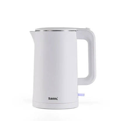 غلاية كهربائية تانك سيف تاتش 1.5 لتر 1500 وات أبيض GS-EK2417 Tank Safe Touch Kettle 1.5 Liter 1500 Watt White GS-EK2417