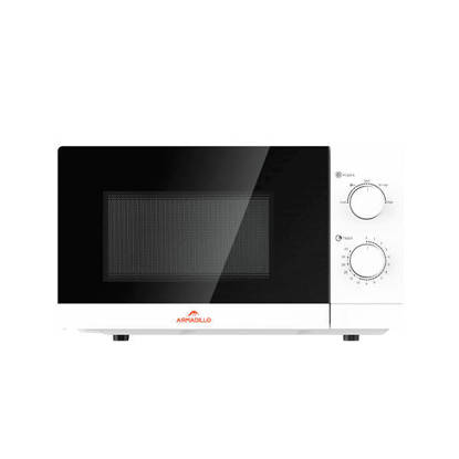 Armadillo Microwave 20 Liters 700 Watt Manual White ARM-SDA-MW-WH-0000