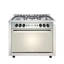 Unionaire Modern Gas Cooker 5 Burners 60x90 cm Full Safety Silver C69SS-GC-319-IDSF-MD-2W-AL