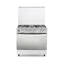 White Point Cooker 90 x 60 cm 5 Burners Full Safety Stainless Steel - WPGC9060XCFSDAM