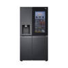 LG New Refrigerator with InstaView ThinQ™ 635L - Black GC-X257CQEW