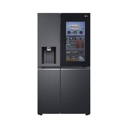 LG New Refrigerator with InstaView ThinQ™ 635L - Black GC-X257CQEW