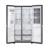 LG New Refrigerator with InstaView ThinQ™ 635L - Black GC-X257CQEW