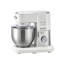 Black & Decker Stand Mixer Kitchen Machine 1000 Watt With 6 Liter White Silver- MKM100