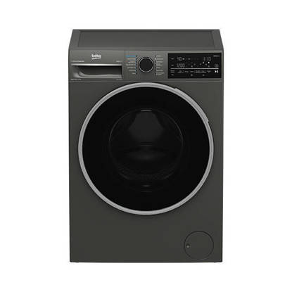 غسالة بيكو مع مجفف (12 كغ / 8 كغ, 1400 دورة في الدقيقة) لون فضي BWD12840MCI Beko Freestanding Washer Dryer (12 kg / 8 kg, 1400 rpm) Grey BWD12840MCI