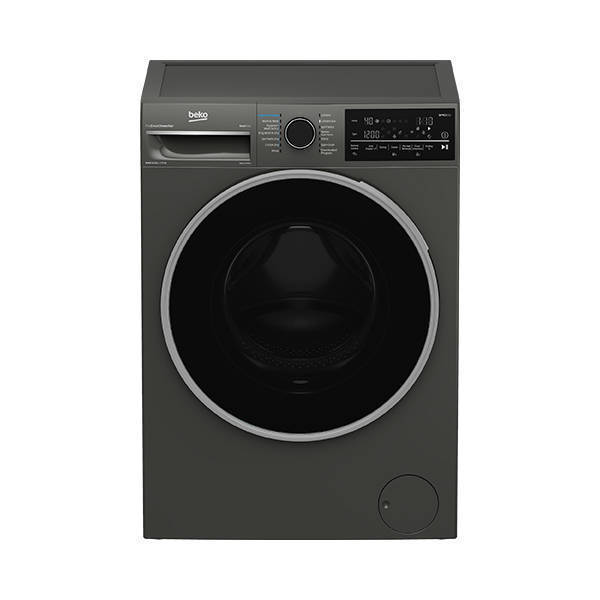 Beko Freestanding Washer Dryer (12 kg / 8 kg, 1400 rpm) Grey BWD12840MCI