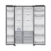 Bespoke AI Side-By-Side Refrigerator 659 Liter Series 6 SpaceMax Silver RS70F65QAF