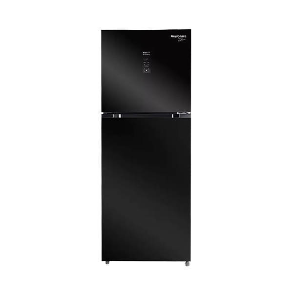 Unionaire No Frost Refrigerator 330 Liter Digital Touch Screen Black Glass URN-400DLBG1A-DTHS