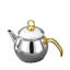 Vivaldi Tea pot 2 Liter Stainless Steel Golden Hand